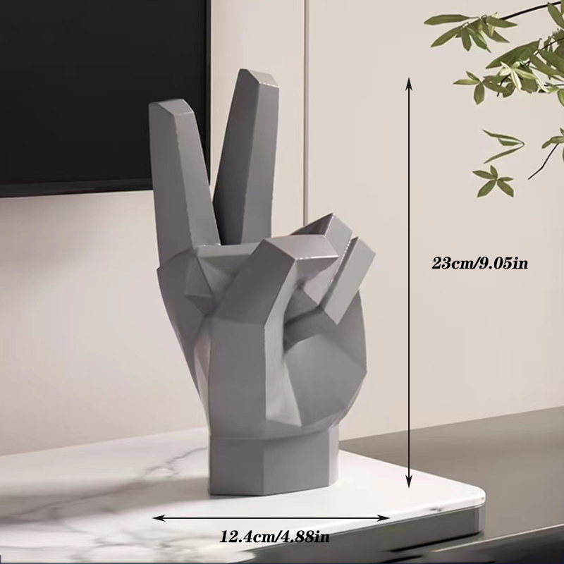 Modern Geometric Hand Sculpture