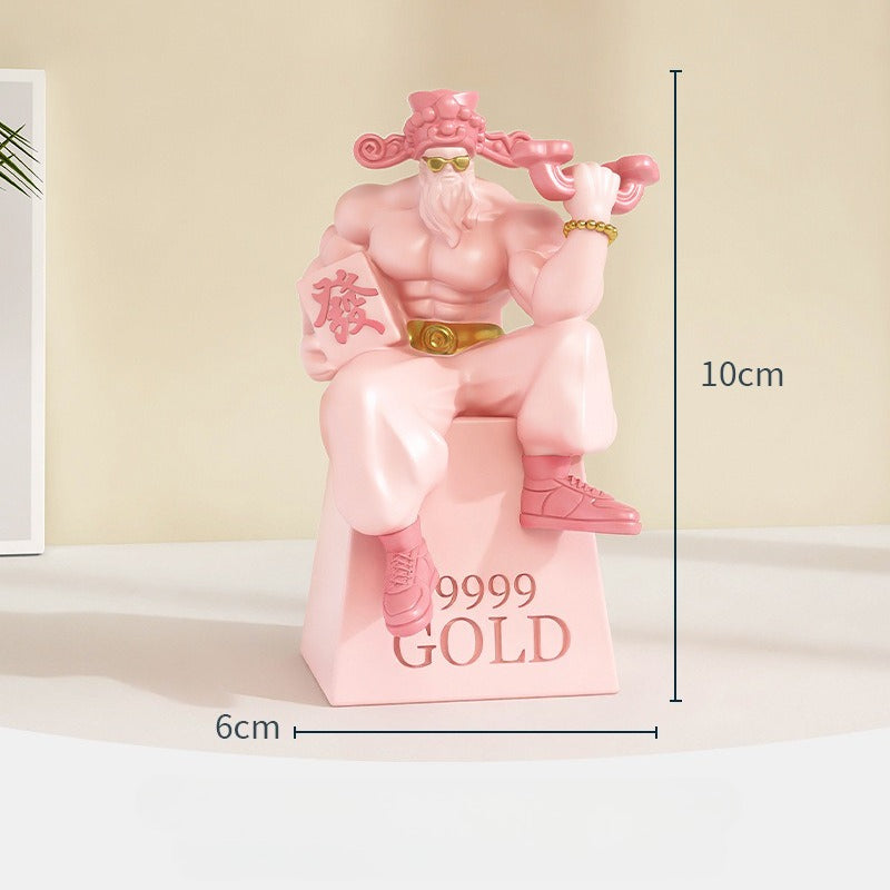 Luxury Golden Titan Sculpture