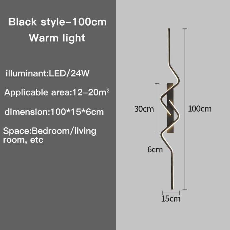 Abstract Line Designer Wall Lamp