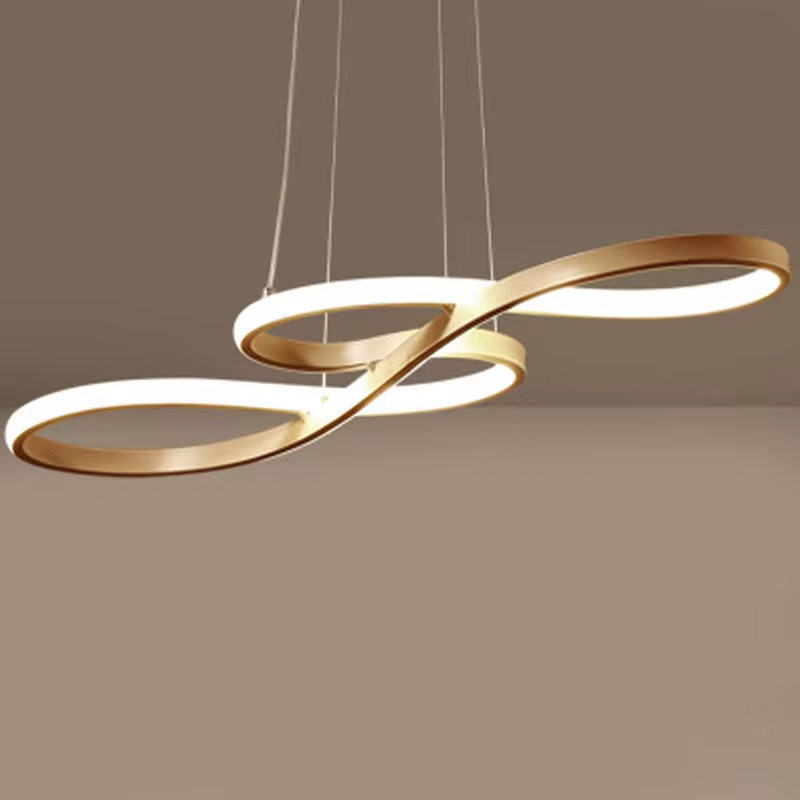 Nordic Abstract Loop LED Pendant Light