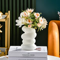Abstract Twist Ceramic Vase