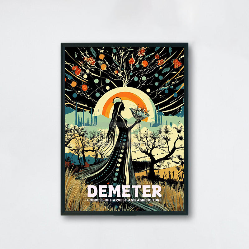 Demeter Greek Goddess Canvas
