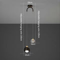 Nordic Crystal Cap LED Pendant Light