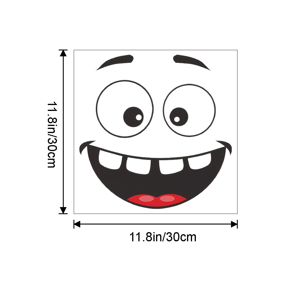 Bold Smiley Face Toilet Sticker