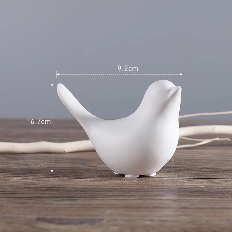 Cute Nordic Bird Family Ceramic