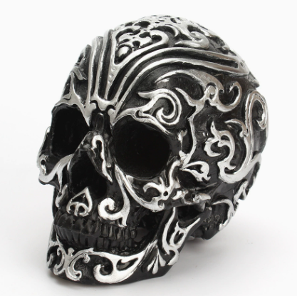 Ornamental Viking Skull Sculpture