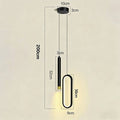 Nordic Oval Loop LED Pendant Light