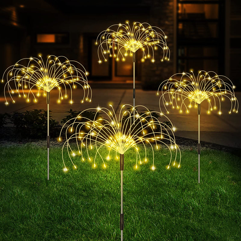 Solar Firework Garden Light Decoration