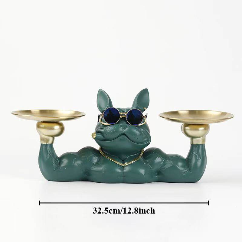 Cool Muscular Dog Double Tray