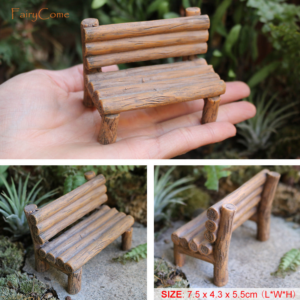 9-Pcs Miniature Garden Scene Decoration Set