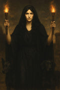 Hecate Goddess of the Night Canvas Wall Art
