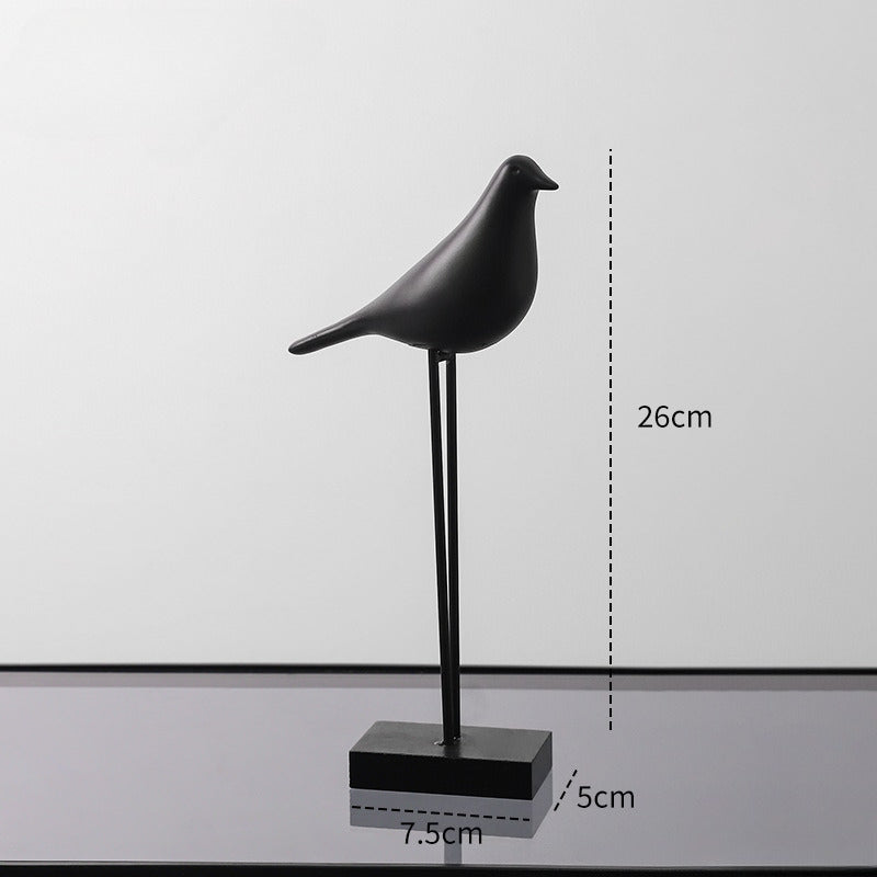 Nordic Minimalist Bird Sculpture