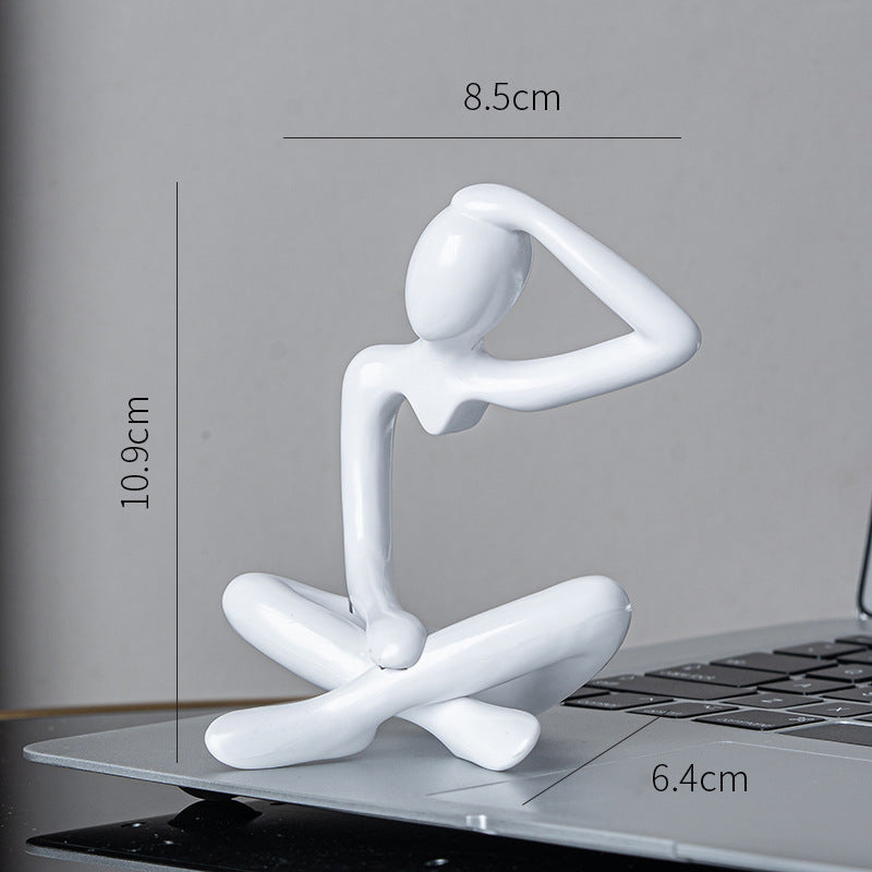 Abstract Thinking Figure Statue
