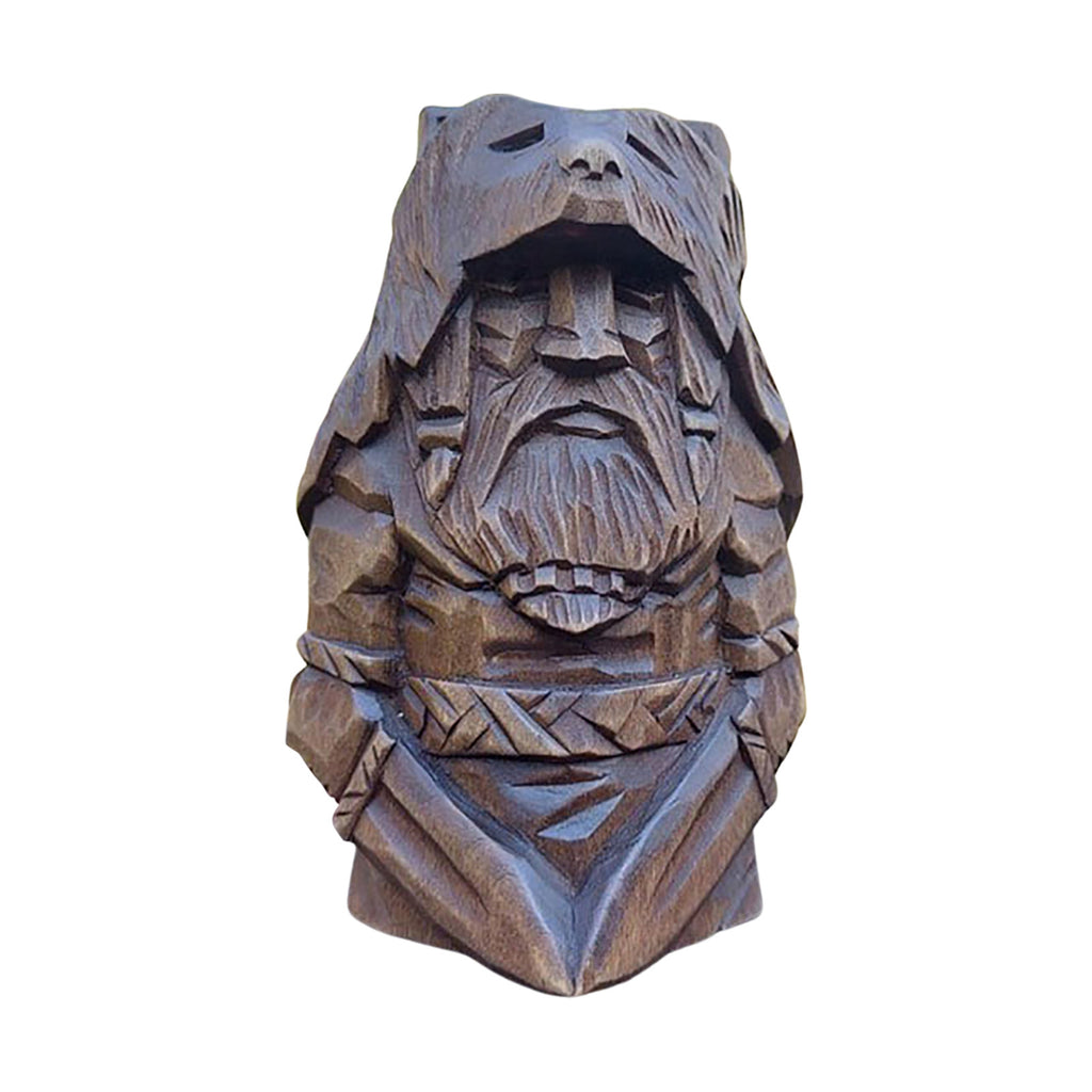 Ancient Nordic Viking Berserker Sculpture