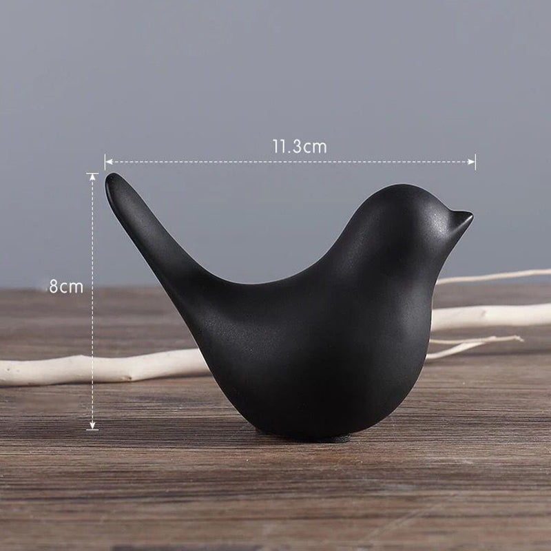 Cute Nordic Bird Family Ceramic