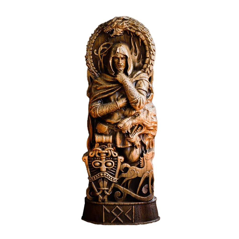 Ancient Nordic Loki Sculpture
