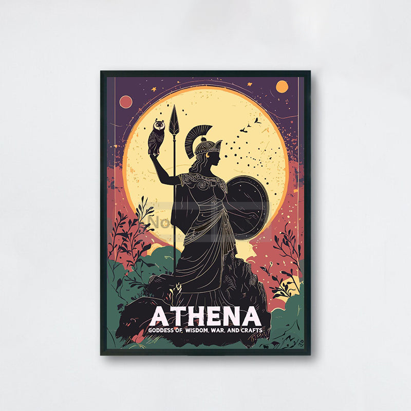 Athena Greek Goddess Canvas