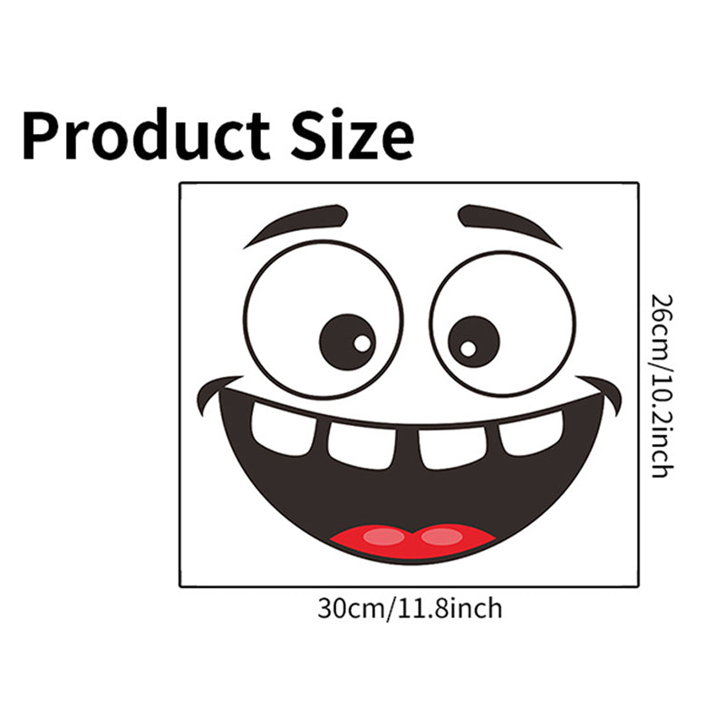 Wide-Grin Toilet Seat Sticker