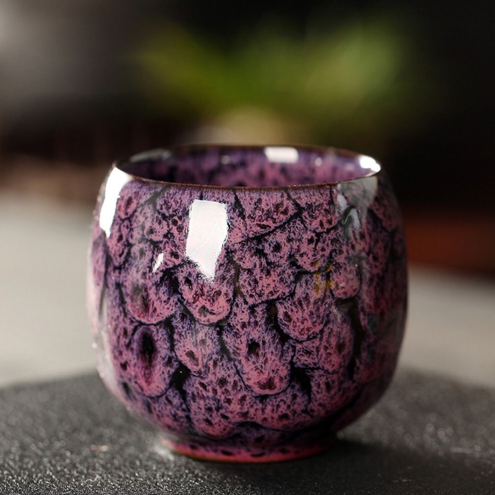 Japanese Kiln Glazed Ceramic Cup