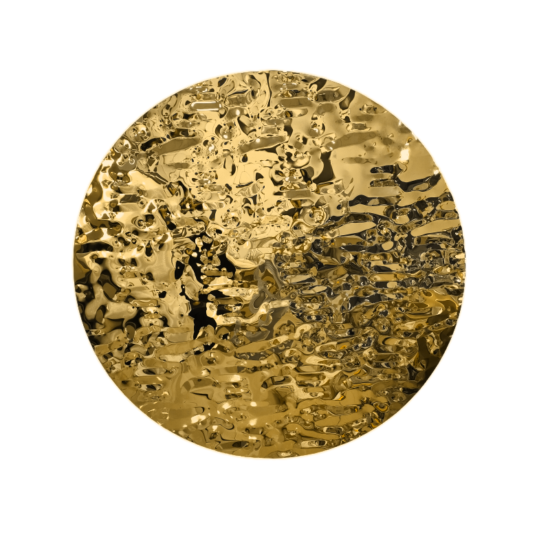 High End Designer Corrugated Concave Mirror