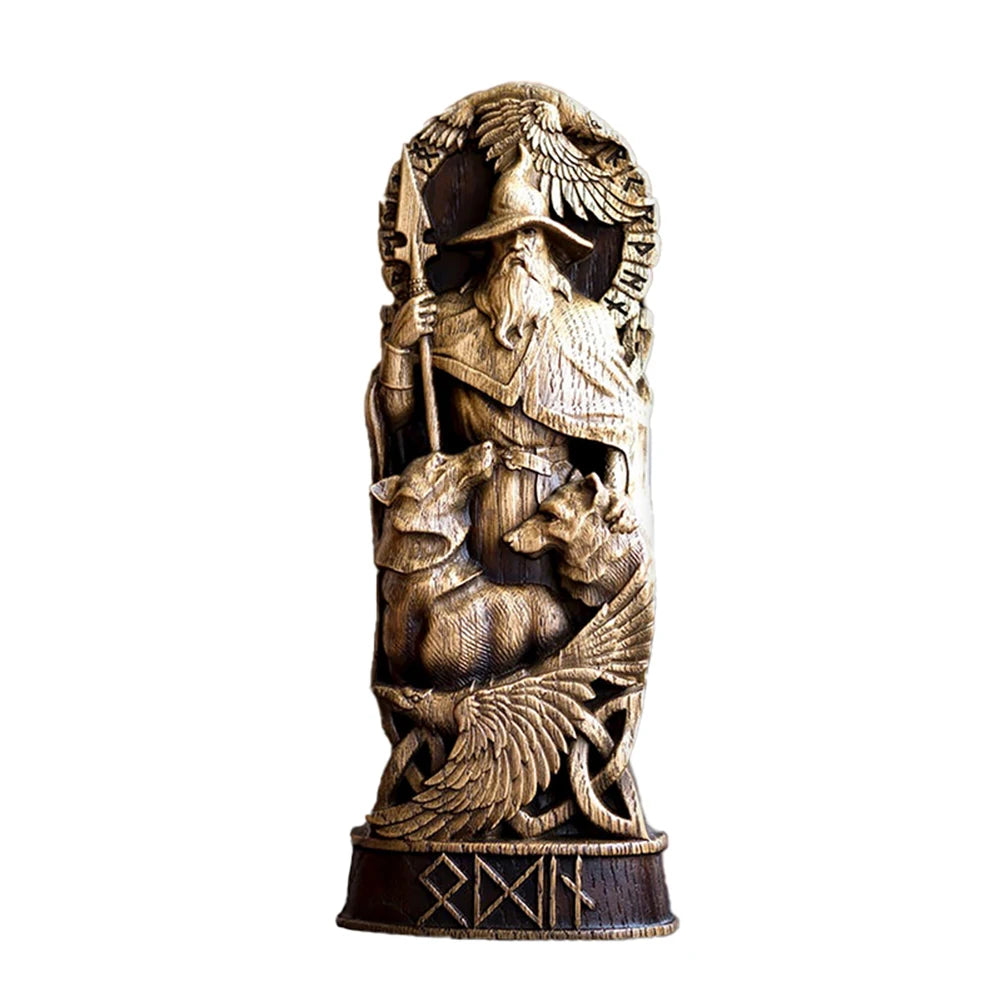 Ancient Nordic Odin Sculpture