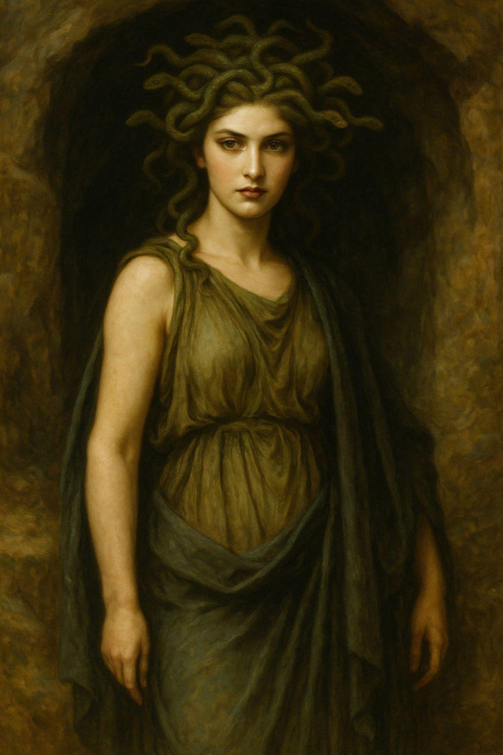 Medusa Greek Myth Canvas Wall Art