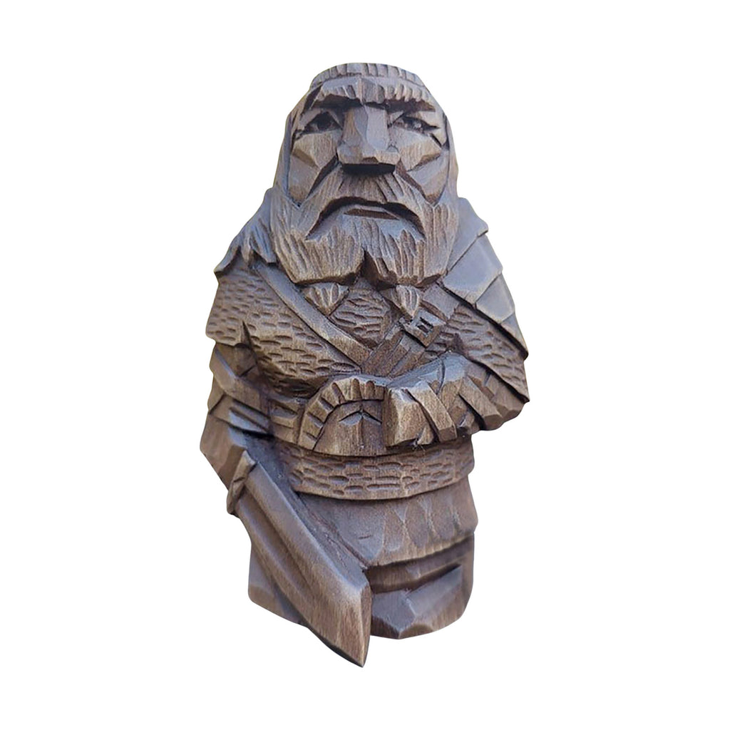 Ancient Nordic Viking Guardian Sculpture