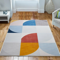 Abstract Colour Block Area Rug