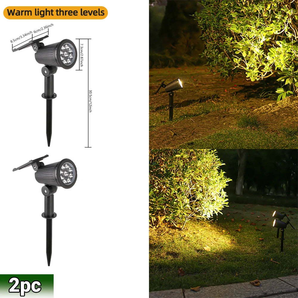 Solar LED Garden Spotlight Decoration