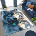 Wolf Winter Bond Area Rug