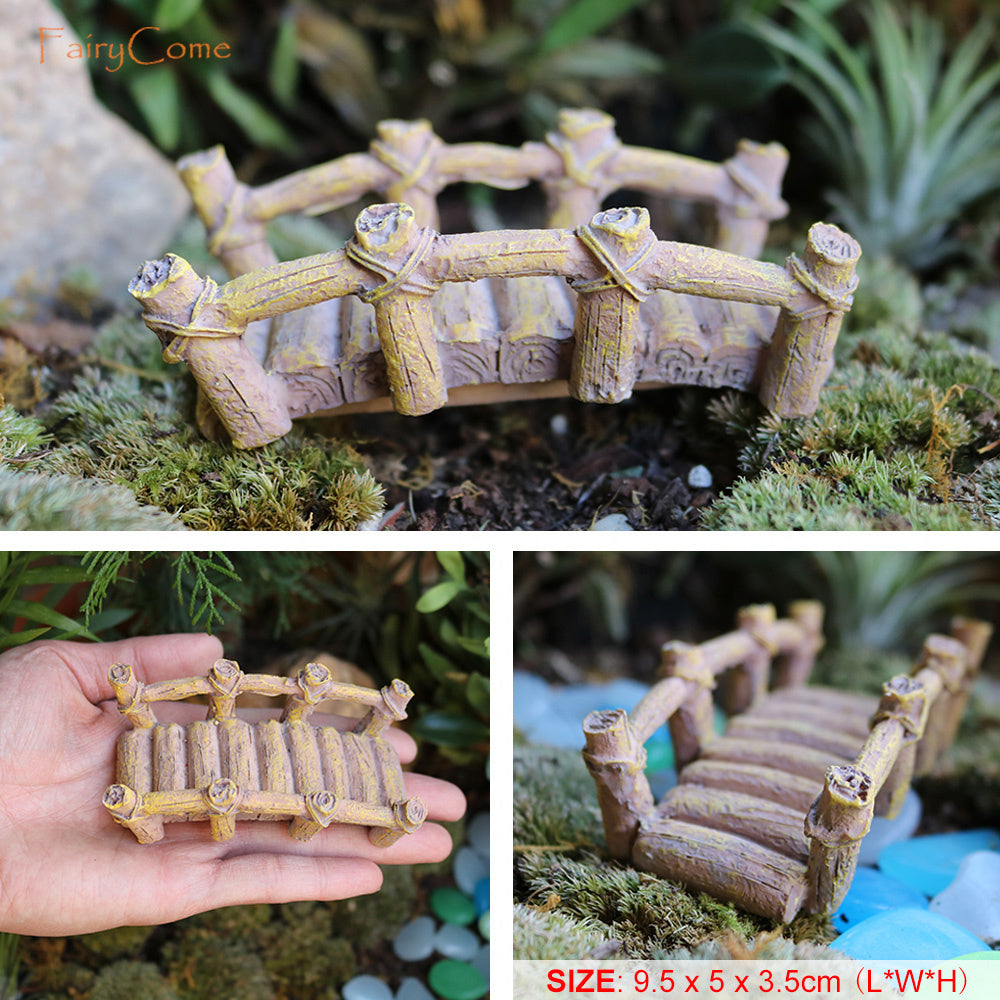 9-Pcs Miniature Garden Scene Decoration Set