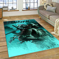 Samurai Jade Shadow Area Rug