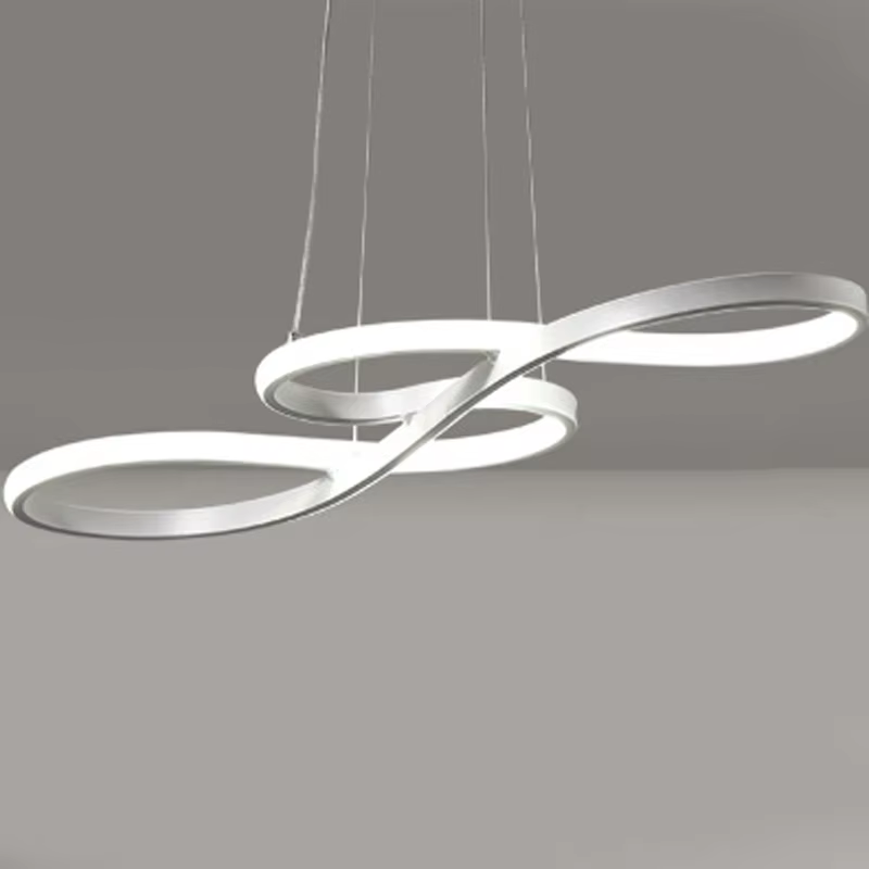 Nordic Abstract Loop LED Pendant Light