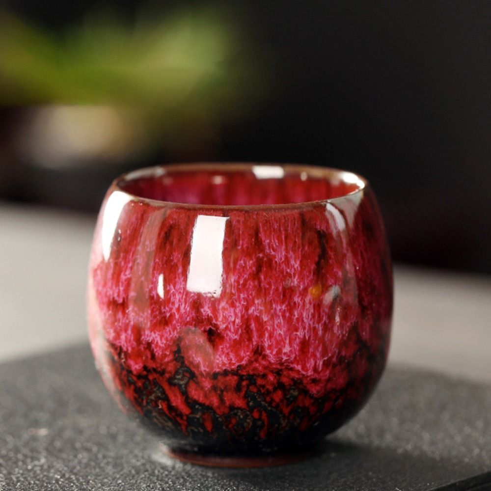 Japanese Kiln Glazed Ceramic Cup