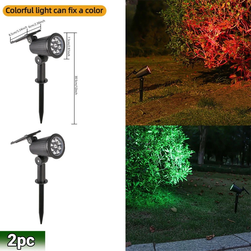 Solar LED Garden Spotlight Decoration