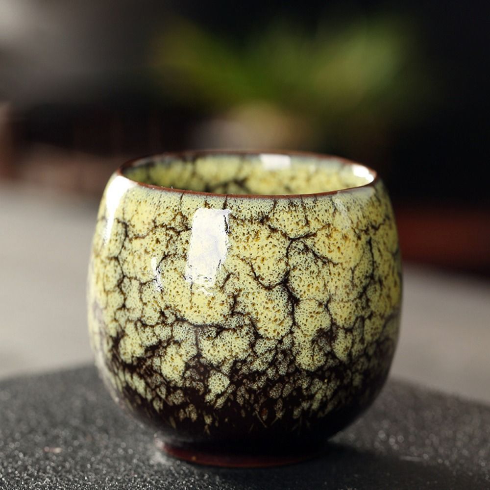 Japanese Kiln Glazed Ceramic Cup