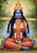 Golden Awakening Kali Canvas