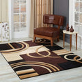 Nordic Arc Area Rug in Mocha