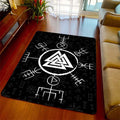 Valknut Norse Runes Area Rug