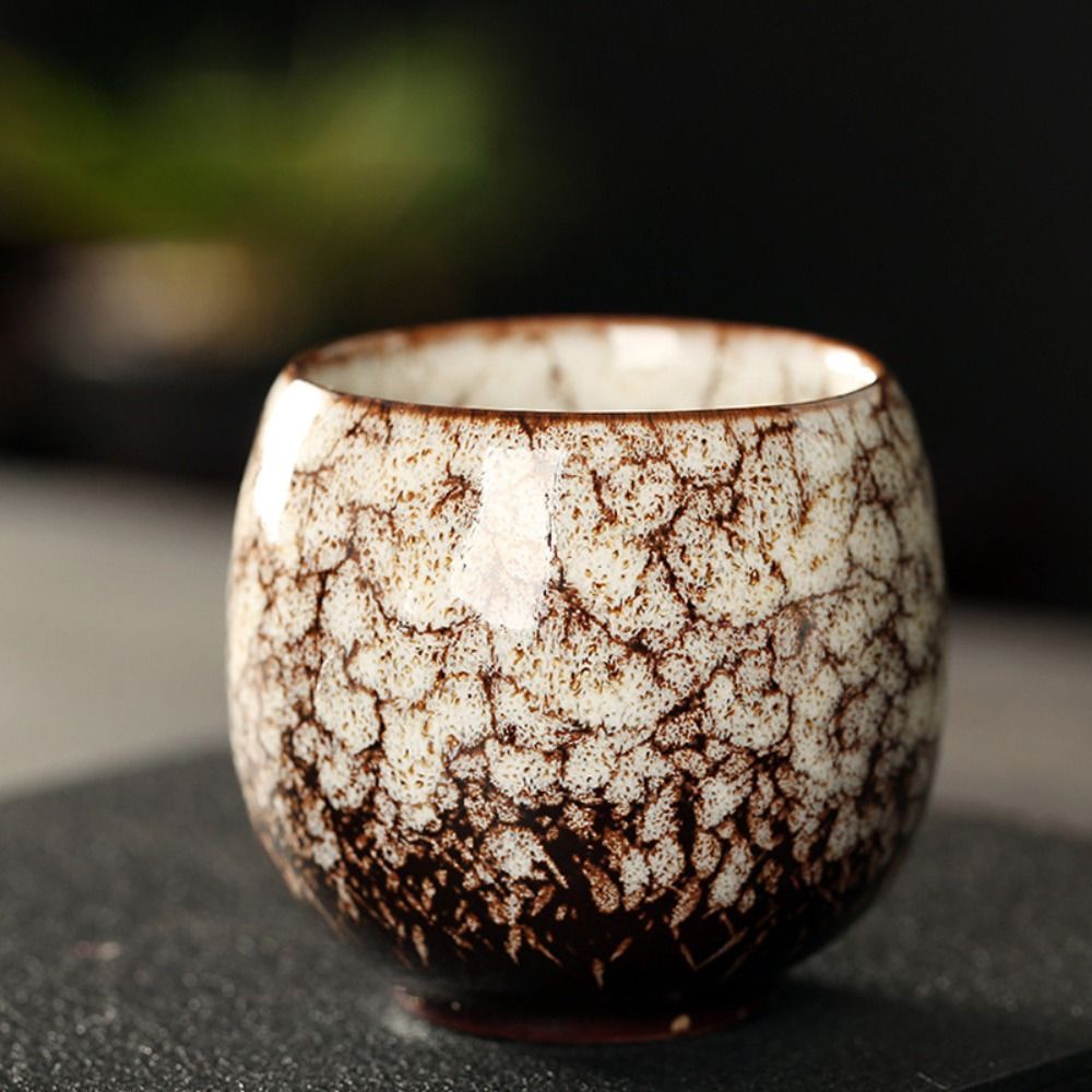 Japanese Kiln Glazed Ceramic Cup