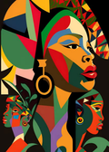 Heritage Faces African Women Canvas