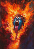 Inferno Wrath Kali Canvas