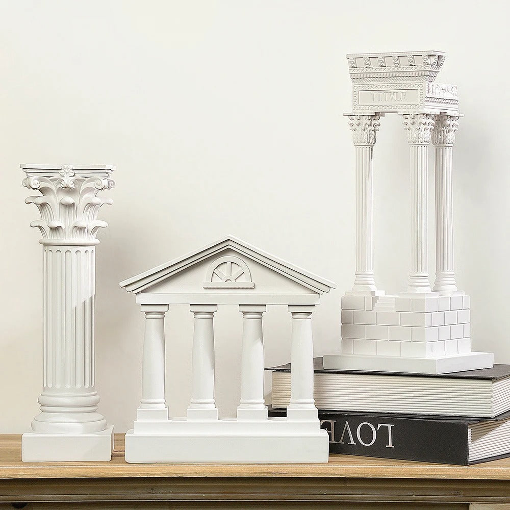 Greek Ancient City Temple Architectural Model