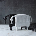 Modern Armored Warhorse Statue