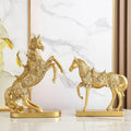 Renaissance Golden Horse Statue
