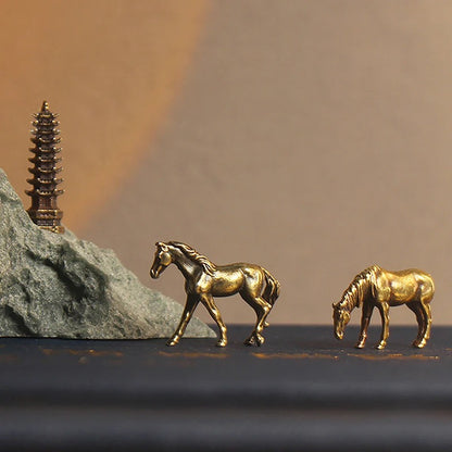 Antique Copper Horse Statue