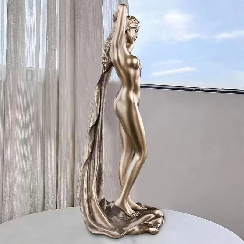 Ancient Aphrodite Silk Blanket Statue