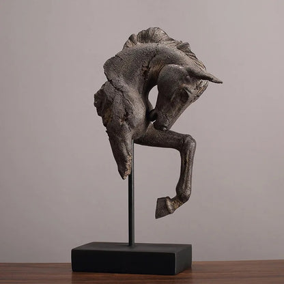 Antique Old Style Horse Statue