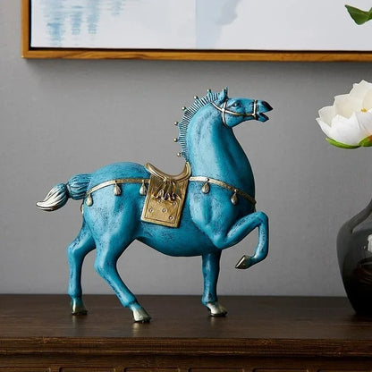 Chinese Style Feng Shui Horse Sculpture