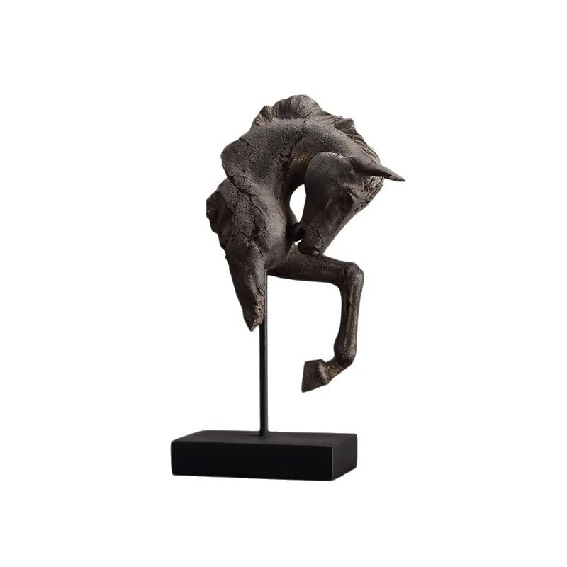 Antique Old Style Horse Statue